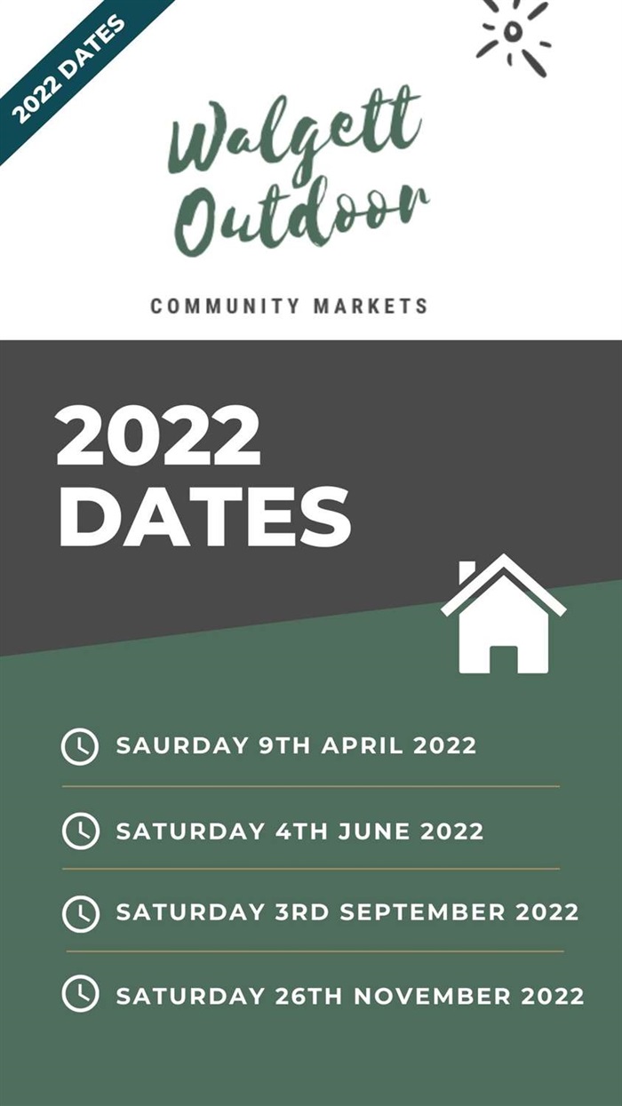 2022 Dates for Walgett Community Outdoor Markets